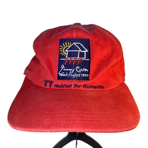 Vintage Jimmy Carter Work Project 1999 Philippines Hat Cap Habitat for Humanity - Picture 1 of 5