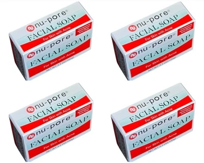 4 X Nu-Pore Facial Soap 100g For Skin With Acne Compare To Neutrogena Acne Soap - image 1 of 4