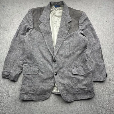 Pendleton Wool Lined Blazer Coat Jacket Mens 46 XXL Notched Collar Pockets Gray - Image 1 of 4
