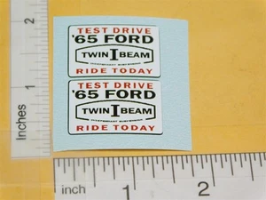 Nylint 65 Ford Twin I Beam Suspension Replacement Sticker Set NY-131 - Picture 1 of 2