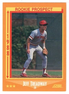 Jeff Treadway RC - Cincinnati Reds (MLB) 1988 Score Baseball # 646 Mint - Picture 1 of 1