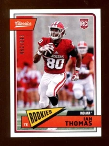2018 Panini Classics Red Back #291 Rookies - Ian Thomas #/299 🏈 RC - Foto 1 di 1