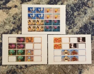 Pokemon Snap Station Blockbuster Sticker Sheet x3 Pikachu Mew Charmander N64 - Picture 1 of 12