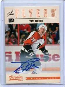 2012-13 Classics Signatures Autographs #128 Tim Kerr - Picture 1 of 2