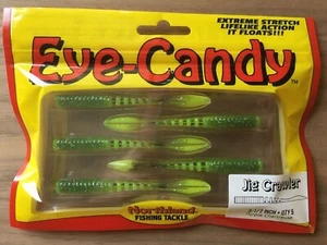 Northland Fishing Tackle - Eye-Candy Jig Crawler - 3.5" 5/Card - Multiple Colors - Picture 1 of 24