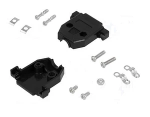 CUSTODIA PER CONNETTORI D-Sub DB-15 COLORE NERO - Picture 1 of 1