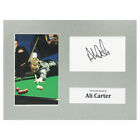 Signed Ali Carter Photo Display - 12x8 Snooker Icon +COA