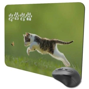 Personalisiertes Foto-Mauspad Katze/Hund mit einem Pfotenabdruck Namen - Bild 1 von 4