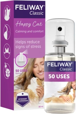 Feliway Classic 60Ml Spray, 60Ml Anxiety Relief Feliway Classic Pheromone Spray  - Image 1 of 2