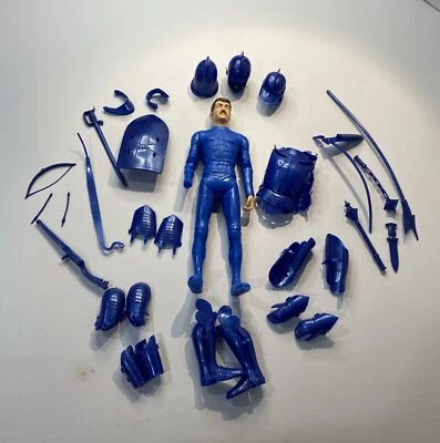 Sir Brandon Blue Knight Marx Toys Legendary Noble Knights 5368 1960s Replica - Image 1 of 4