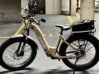 Aventon Aventure Step Through Electric Bike Beige  & Many Extras a $125 value