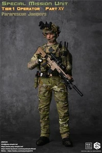Easy&Simple ES 26053C 1/6th USA Soldier PJ Pararescue Jumper action figure 12" - Foto 1 di 12