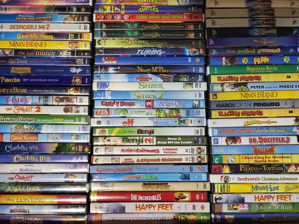 HUGE Kids DVD Movie Collection - PICK and CHOOSE - Many Great DVD Titles To Pick - Image 1 of 1