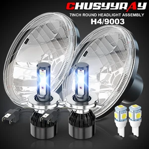 2x For Mazda Miata MX-5 MX5 1990-1997 DOT 7" inch Round LED Headlights Bulbs - Picture 1 of 18