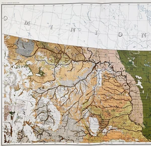 1931 MAP DAKOTA MONTANA WYOMING Great Falls Helena Sheridan YELLOWSTONE Custer - Picture 1 of 7