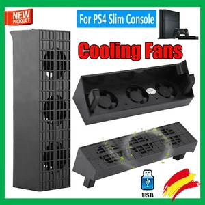 External Cooling Fans DC5V Black for Sony Playstation4 PS4Slim Host Game Console - Picture 1 of 9