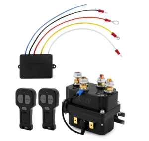Wireless Winch Remote Control Kit 12V 250A Truck Winch Solenoid Relay Contactor - Picture 1 of 8