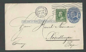 1910 UX21a Bronze Blue Uprated To Bavaria - Picture 1 of 1