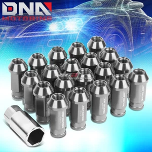 20 PCS SILVER M12X1.5 OPEN END WHEEL LUG NUTS KEY FOR CORVETTE MALIBU IMPALA - Picture 1 of 5
