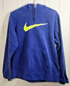 Men's Nike Hoodie Big Center Swoosh Sz Lg Blue/Green - Picture 1 of 10
