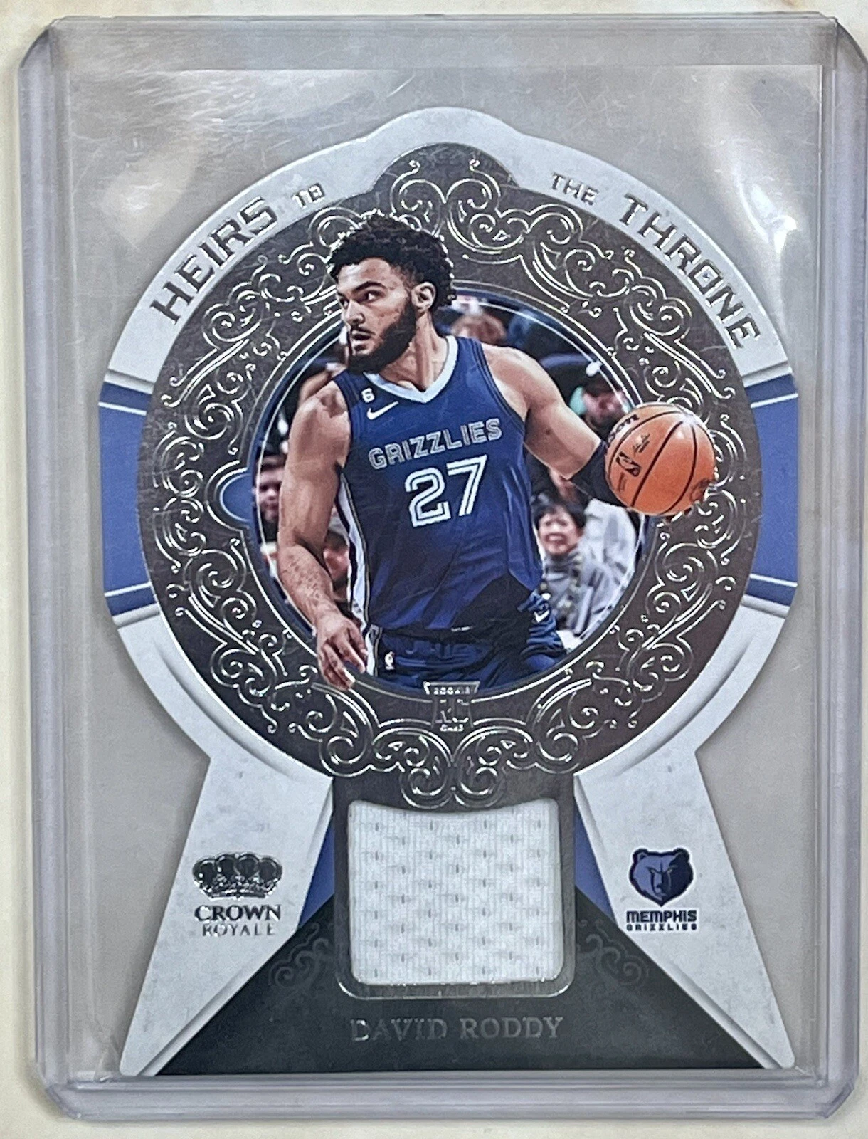 2022-23 Panini Crown Royale Heirs to the Throne David Roddy #HT-DRG Rookie RC