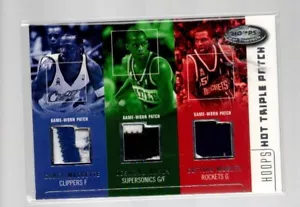 COREY MAGGETTE/DESMOND MASON/MOBLEY 2002-03 HOOPS HOT PROSPECTS TRIPLE PATCH /75 - Picture 1 of 2