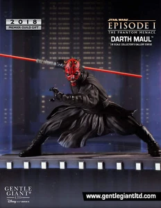 GENTLE GIGANTE STAR WARS DARTH MAUL 1/8 ESTATUA GALERÍA DE COLECCIONISTAS PGM 2019 NUEVO - Imagen 1 de 2