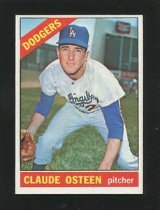 #270 CLAUDE OSTEEN, Dodgers - 1966 Topps: EX-MT+, o/c, no gloss matte 240815 - Picture 1 of 3