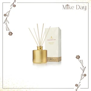 Thymes Frasier Fir Petite Gold Reed Diffuser 4oz New in Box - Picture 1 of 1