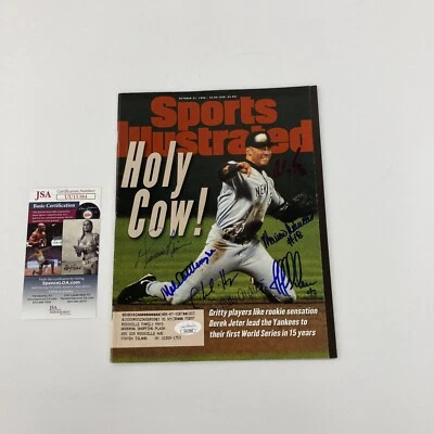 Mariano Rivera New York Yankees Signed 1996 Sports Illustrated Magazine JSA COA - Image 1 of 4
