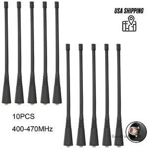10x Antena Látigo ATU-16B UHF para VX451 VX454 VX459 EVX531 EVX534 EVX539 - Imagen 1 de 3