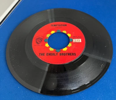 EVERLY BROTHERS  Temptation/ Stick With Me Baby" 45 RPM Play tested VG+-TC - Image 1 of 4