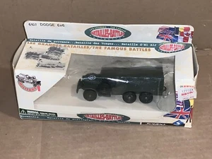 Vintage Solido Dodge 6X6 Military Truck Toy New In Box - Picture 1 of 9