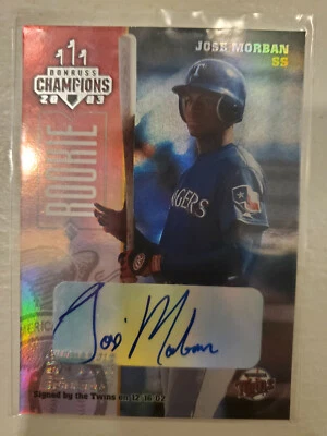 2003 Donruss Champions JOSE MORBAN Rookie Autograph #278/475  Auto RC - Image 1 of 2