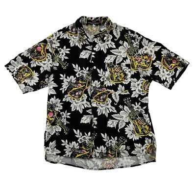 VTG 80s Guess Georges Marciano Hawaiian Shirt Mens Small - Womens Large Ukelele - Image 1 of 4