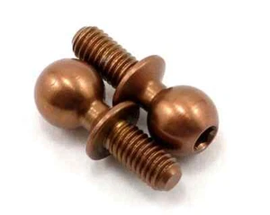 Team Associated Factory Team 6mm Heavy Duty Ti-Nitride Ballstud Set (2) ASC91118 - Picture 1 of 2