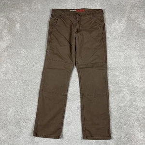 Pantalones de Trabajo Dickies Flex Para Hombre 34x32 Marrón Ajuste Regular Carpintero Doble Rodilla - Imagen 1 de 17