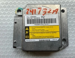 2005 H2 Hummer Bag Control Module 05 Restraints Inflator BeLT 12249649 21992894 - Picture 1 of 2