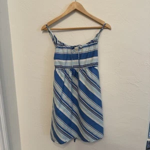 Lauren by Ralph Lauren Striped 100% Cotton Mini Dress - S - Picture 1 of 6