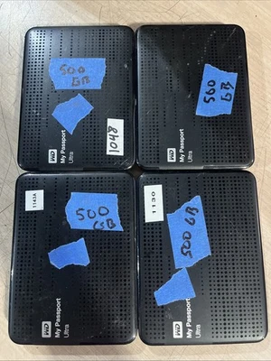 x4 WD MY PASSPORT ULTRA 500GB HARD DRIVE - Image 1 of 4