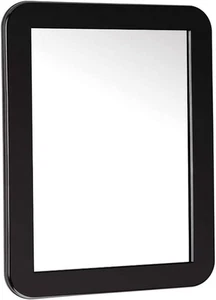 Magnetic Locker Mirror,Small Mirror for - 5" x 7" 7"L x 5"W, Black  - Picture 1 of 9