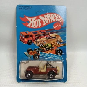 Jeep CJ-7 1982 Hot Wheels No.3259 Die Cast Metal Tarjeta Sin perforar Metal Flake - Imagen 1 de 8