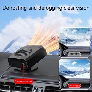 Compact Design 12V Car Heater for Effective Fog Removal on Windscreens - Picture 1 of 12