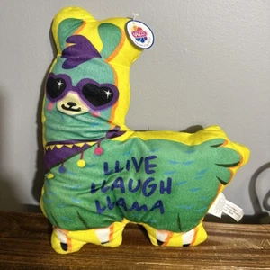 Nanco Llama Live Love Lama Plüschkissen doppelseitiges Stofftier Spielzeug - Bild 1 von 10