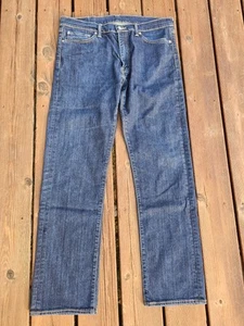 Jeans Levis para hombre 504 azul denim lavado oscuro 36x34 - Imagen 1 de 5