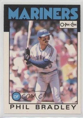 1986 O-Pee-Chee Phil Bradley #305 - Image 1 of 2