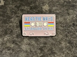 Beastie Boys Enamel Pin Badge Cassette Licensed To Ill Metal Pin Band Gift Rap - Picture 1 of 2