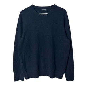 Naadam Suéter Azul Marino 100% Cachemira Cuello Redondo Mujer L - Imagen 1 de 9