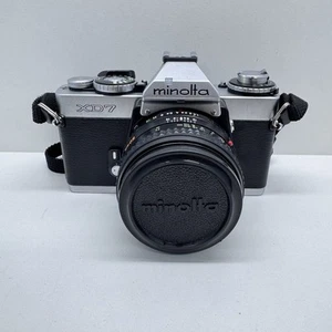 Minolta XD7 SLR 35mm Film Camera w/ MD Rokkor 50mm f/1.4 Lens Tested *READ* - Picture 1 of 20
