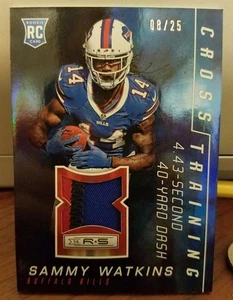 Patch 3 colori 2014 Rookies & Stars Sammy Watkins RC #8/25 - Foto 1 di 2